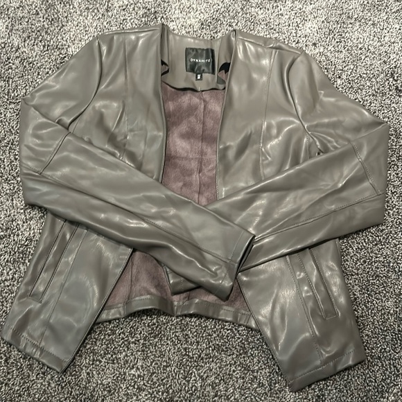 Dynamite leather jacket - Picture 1 of 3